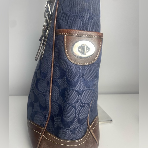 2007 Coach Signature Jacquard Tote & Wallet w/COA - Picture 4 of 16